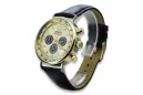 Желтые 14k 585 золотые мужские часы Geneve mw012y-gb