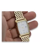 Goldene Herrenuhr Geneve ★ zlotychlopak.pl ★ Gold Reinheit 585 333 Niedriger Preis!