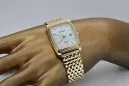 Gold men's watch Geneve ★ zlotychlopak.pl ★ Gold purity 585 333 Low Price!