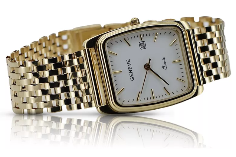 Montre homme en or Genève ★ zlotychlopak.pl ★ Pureté de l’or 585 333 Prix bas!