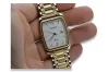 Gelb 14k 585 Gold Herrenuhr Geneve mw001ydw&mbw009y