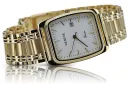 Gelb 14k 585 Gold Herrenuhr Geneve mw001ydw&mbw009y