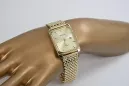 Gold men's watch Geneve ★ zlotychlopak.pl ★ Gold purity 585 333 Low Price!