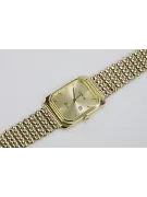 Gold men's watch Geneve ★ zlotychlopak.pl ★ Gold purity 585 333 Low Price!