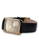 Gold men's watch Geneve ★ zlotychlopak.pl ★ Gold purity 585 333 Low Price!