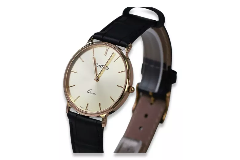 Montre homme en or Genève ★ zlotychlopak.pl ★ Pureté de l’or 585 333 Prix bas!