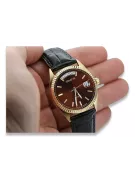 Reloj para hombres de oro Geneve ★ https://zlotychlopak.pl/es/ ★ Pureza de oro 585 333 Precio bajo!