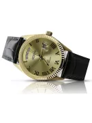 Gold Men's Watch Geneve ★ Zlotychlopak.pl ★ Gold Reinheit 585 333 niedriger Preis!