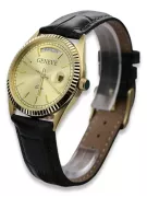 Reloj para hombres de oro Geneve ★ https://zlotychlopak.pl/es/ ★ Pureza de oro 585 333 Precio bajo!