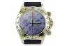 Amarillo 14k 585 oro hombre estilo Geneve mw014ydbl