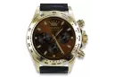 Gold men's watch Geneve ★ zlotychlopak.pl ★ Gold purity 585 333 Low Price!