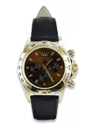 Gold men's watch Geneve ★ zlotychlopak.pl ★ Gold purity 585 333 Low Price!