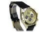 Amarillo 14k 585 oro hombre estilo Geneve mw014ydgb