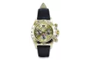 Gold men's watch Geneve ★ zlotychlopak.pl ★ Gold purity 585 333 Low Price!