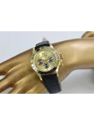 Gold men's watch Geneve ★ zlotychlopak.pl ★ Gold purity 585 333 Low Price!