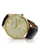 Gold men's watch Geneve ★ zlotychlopak.pl ★ Gold purity 585 333 Low Price!