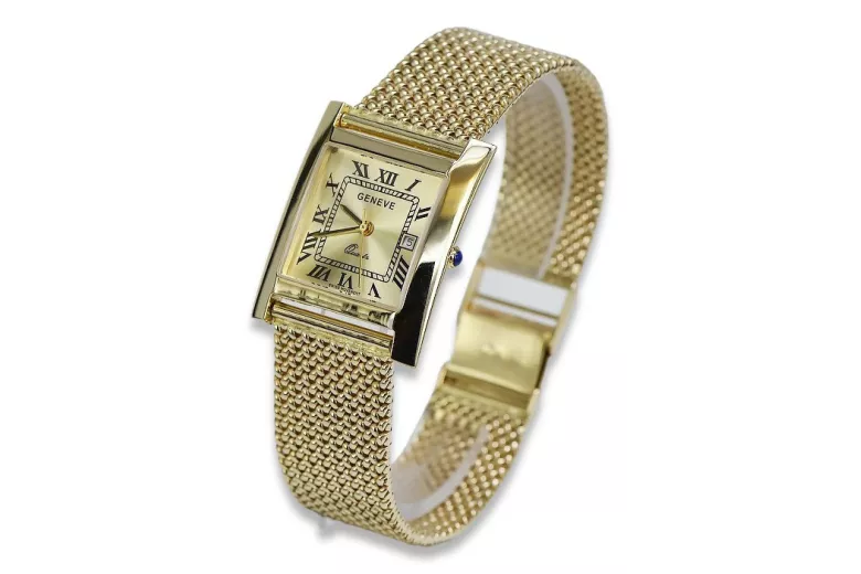 Montre hommes d'or Geneve ★ https://zlotychlopak.pl/fr/ ★ Pureté d'or 585 333 Low Price!