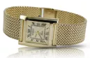 Gold men's watch Geneve ★ zlotychlopak.pl ★ Gold purity 585 333 Low Price!