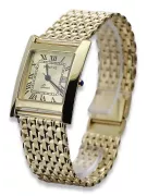 Gold men's watch Geneve ★ zlotychlopak.pl ★ Gold purity 585 333 Low Price!