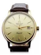 Yellow 14k 585 gold men's Atlantic watch mw003y