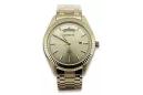 Gold men's watch Geneve ★ zlotychlopak.pl ★ Gold purity 585 333 Low Price!