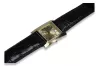 Italian Yellow 14k 585 gold men's watch Geneve mw009y