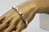 Yellow 14k 585 gold Bizantine greek bracelet cb050y