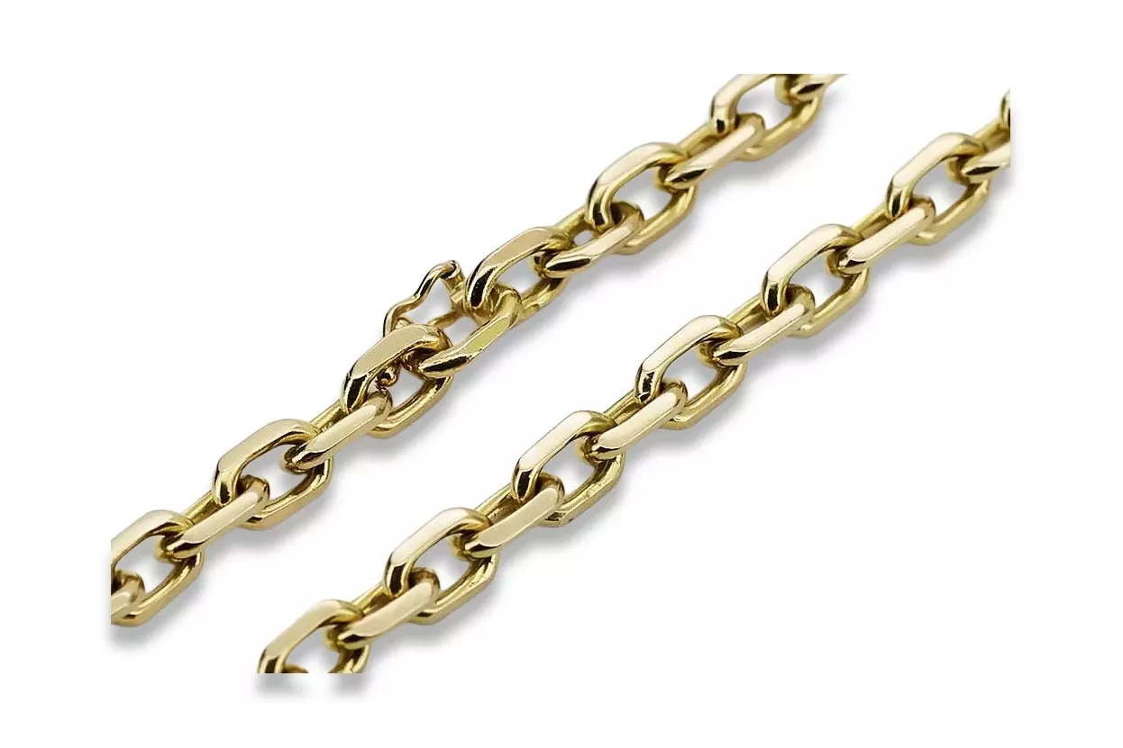 Yellow rose gold chain ★ russiangold.com ★ Gold 585 333 Low price