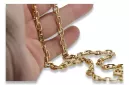 Italienische Ankerkette aus 14 Karat Gelbgold mit Diamantschliff, cc003y