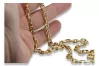 Italian yellow 14k gold Anchor diamond cut chain cc003y