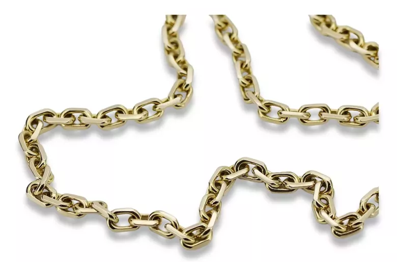 Yellow rose gold chain ★ russiangold.com ★ Gold 585 333 Low price