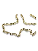 Yellow rose gold chain ★ russiangold.com ★ Gold 585 333 Low price