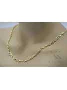 Yellow rose gold chain ★ russiangold.com ★ Gold 585 333 Low price