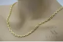 Italienische Ankerkette aus 14 Karat Gelbgold mit Diamantschliff, cc003y