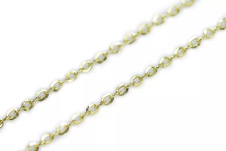 Yellow rose gold chain ★ russiangold.com ★ Gold 585 333 Low price