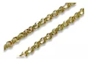 Yellow rose gold chain ★ russiangold.com ★ Gold 585 333 Low price