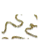 Yellow rose gold chain ★ russiangold.com ★ Gold 585 333 Low price