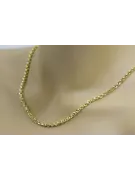 Yellow rose gold chain ★ russiangold.com ★ Gold 585 333 Low price