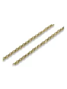 Yellow rose gold chain ★ russiangold.com ★ Gold 585 333 Low price