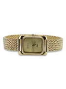 Gold men's watch Geneve ★ zlotychlopak.pl ★ Gold purity 585 333 Low Price!