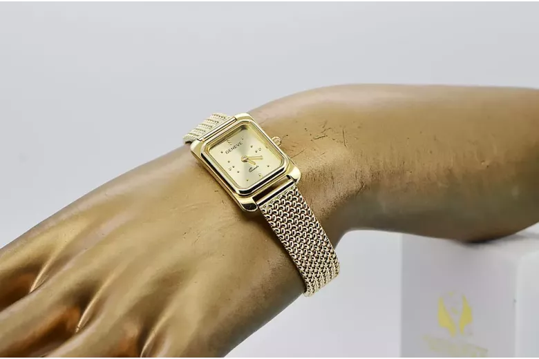 Reloj para hombres de oro Geneve ★ https://zlotychlopak.pl/es/ ★ Pureza de oro 585 333 Precio bajo!