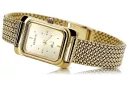 Gold men's watch Geneve ★ zlotychlopak.pl ★ Gold purity 585 333 Low Price!