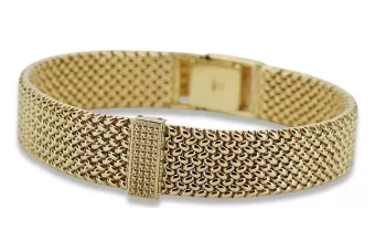 Lady Man 14k Pulsera de oro 585 italiano reloj estilo coth003y