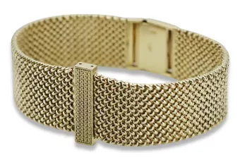 Gold men's watch Geneve ★ zlotychlopak.pl ★ Gold purity 585 333 Low Price!