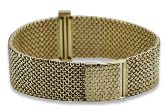 Gold men's watch Geneve ★ zlotychlopak.pl ★ Gold purity 585 333 Low Price!