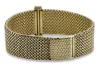 Мужской женский золотой браслет 14k 585 в итальянском стиле в стиле часов coth002y&mbw014y