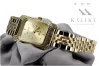 Lady Geneve Armbanduhr aus Gelbgold 14 Karat 585, lw054ydg&lbw008y