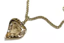 Mother of God 14k gold medallion & Spiga chain pm017yM&cc036y