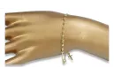 Yellow rose gold rosary bracelet★ russiangold.com ★ Gold 585 333 Low price