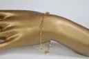 Pulsera★ rosario de oro rosa amarillo russiangold.com ★ Oro 585 333 Precio bajo